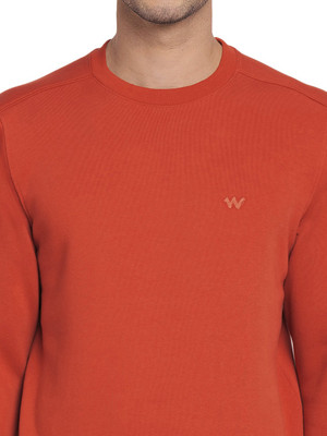 Wildcraft Full Sleeve Solid Men Sweatshirt