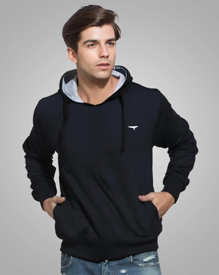 Reya Full Sleeve Solid Men Sweatshirt