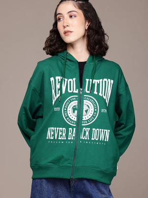 Roadster Full Sleeve Printed Women Sweatshirt