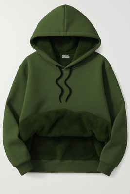 kshs Full Sleeve Solid Men & Women Sweatshirt