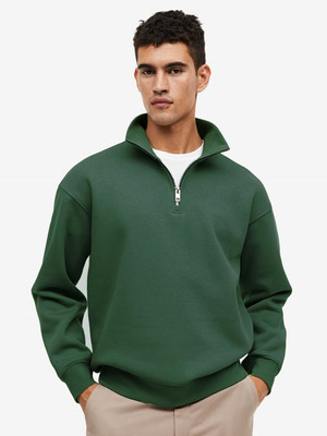 Lasmo Full Sleeve Solid Men Sweatshirt