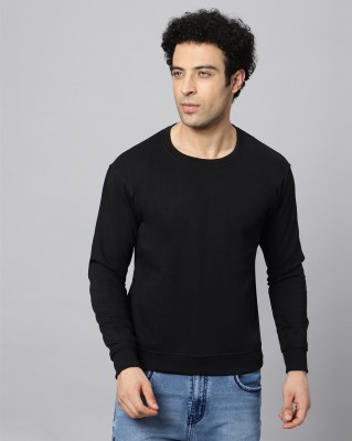 Be Savage Full Sleeve Solid Men Sweatshirt