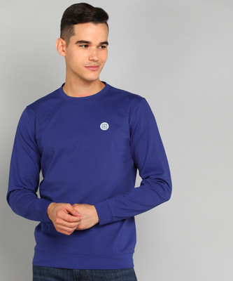 VAN HEUSEN Full Sleeve Solid Men Sweatshirt