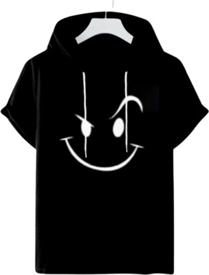 glitsy Half Sleeve Printed Men Sweatshirt