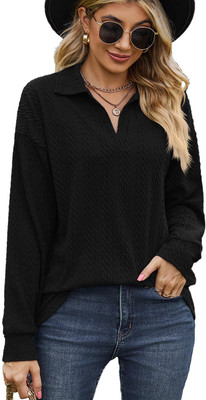 Mauli Clothing Store Full Sleeve Self Design Women Sweatshirt