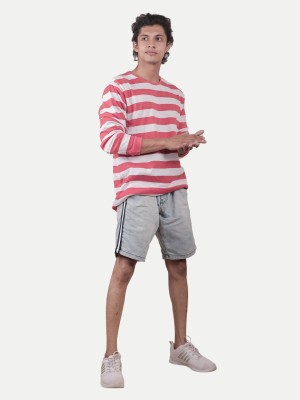 Rad prix Full Sleeve Striped Men Sweatshirt
