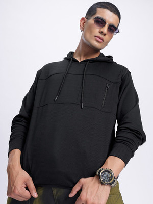 Glitchez Full Sleeve Solid Men Sweatshirt