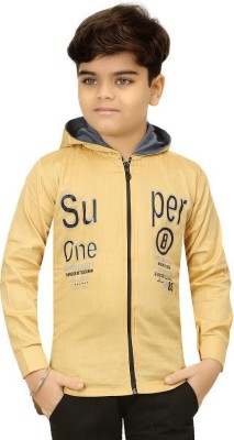 FASHION GRAB Full Sleeve Printed Boys Jacket