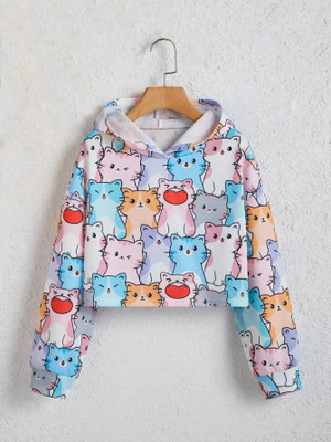 GeniusWear Full Sleeve Printed Girls Sweatshirt