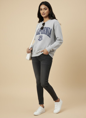 Tabadtod Full Sleeve Printed Women Sweatshirt