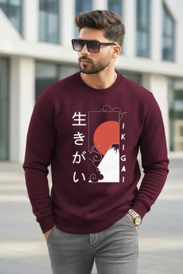 LAGAV Full Sleeve Printed Men Sweatshirt