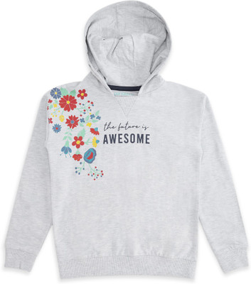Pantaloons Junior Full Sleeve Printed Girls Sweatshirt