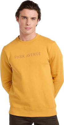 PARK AVENUE Full Sleeve Solid Men Sweatshirt