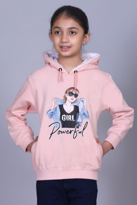 COME IN KIDS Full Sleeve Printed Girls Sweatshirt
