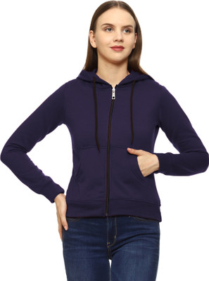 ROARERS Full Sleeve Solid Women Sweatshirt