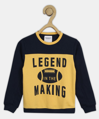 PROVOGUE Full Sleeve Printed Boys Sweatshirt