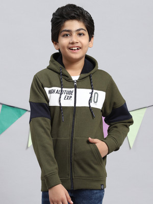 MONTE CARLO Full Sleeve Printed Boys Sweatshirt