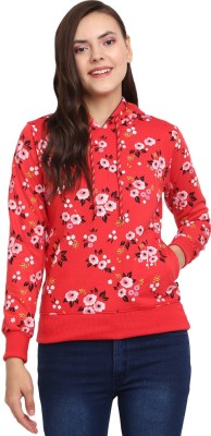 V-MART Full Sleeve Floral Print Women Sweatshirt