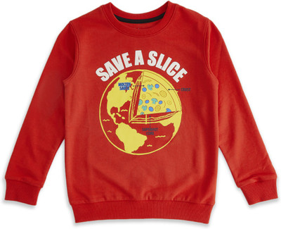 Pantaloons Junior Full Sleeve Graphic Print Boys Sweatshirt