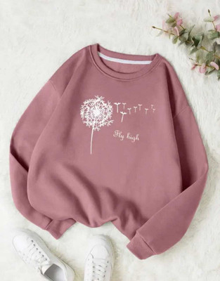 DRAXSTARS Full Sleeve Solid Women Sweatshirt