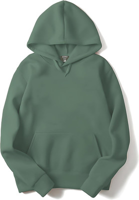 ADRO Full Sleeve Solid Men Sweatshirt
