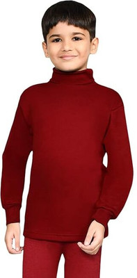 HG shoppie Full Sleeve Solid Boys & Girls Sweatshirt
