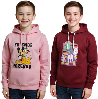 VNOTTY FASHION Full Sleeve Printed Boys Sweatshirt