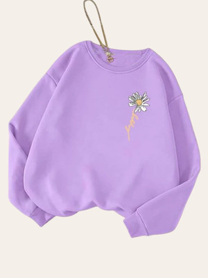 Draxstar Prime Full Sleeve Solid Women Sweatshirt