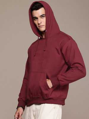 Roadster Full Sleeve Solid Men Sweatshirt