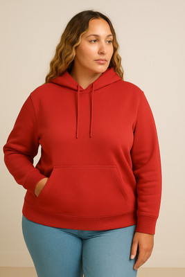 Zylute Fashion Full Sleeve Solid Women Sweatshirt