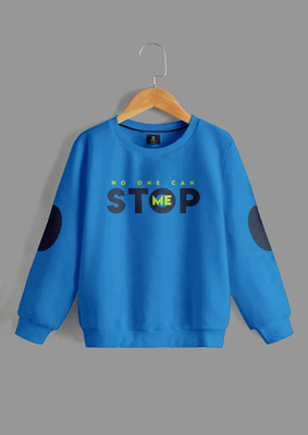 Codez Full Sleeve Self Design Boys Sweatshirt