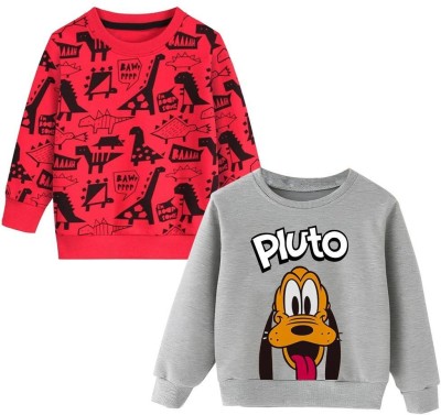 DOODEEKIDS Full Sleeve Printed Baby Boys & Baby Girls Sweatshirt