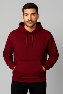 GATIMAN Full Sleeve Solid Men Sweatshirt