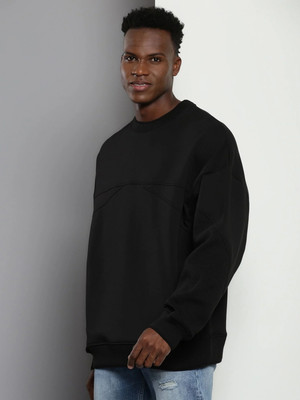 Calvin Klein Jeans Full Sleeve Solid Men Sweatshirt
