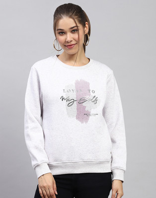 MONTE CARLO Full Sleeve Printed Women Sweatshirt
