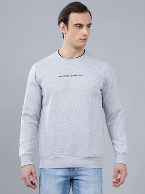 CANTABIL Full Sleeve Solid Men Sweatshirt