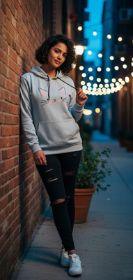 DivRa Clothing Full Sleeve Printed Women Sweatshirt