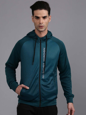 WROGN Full Sleeve Color Block Men Sweatshirt