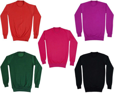 AE Trends Full Sleeve Solid Boys Sweatshirt