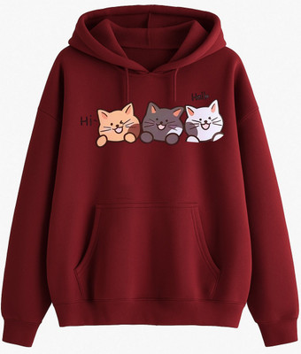 Ericia Full Sleeve Graphic Print, Animal Print Men & Women Sweatshirt