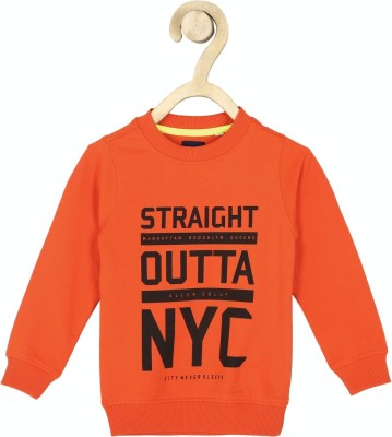 Allen Solly Full Sleeve Printed Boys Sweatshirt