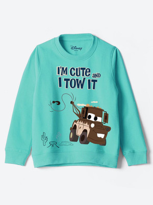 YK Disney Full Sleeve Graphic Print Boys Sweatshirt