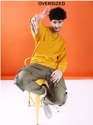 FARROWX Full Sleeve Solid Men Sweatshirt