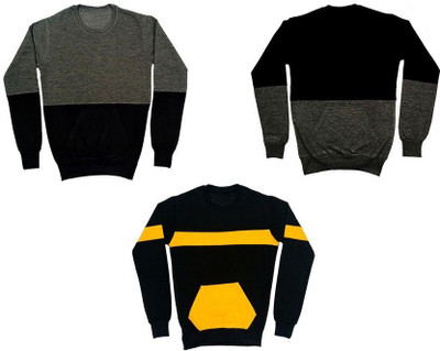 AE Trends Full Sleeve Solid Boys Sweatshirt