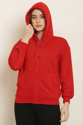 elegance redefined Full Sleeve Solid Women Sweatshirt