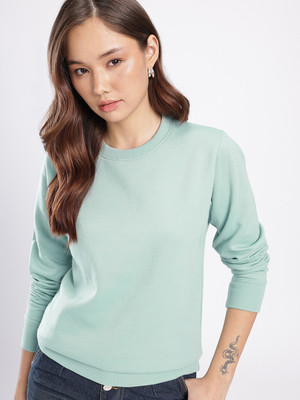 XYRIS Full Sleeve Solid Women Sweatshirt