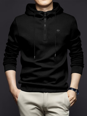 Triptee Full Sleeve Solid Men Sweatshirt