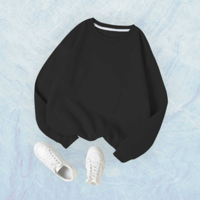 AKs fashion Full Sleeve Solid Women Sweatshirt