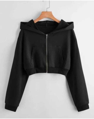 AREEBA FASHION Full Sleeve Solid Women Sweatshirt