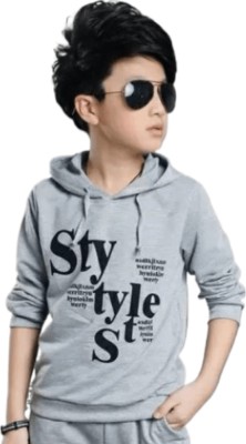 Tshirt Trends Full Sleeve Graphic Print Boys Sweatshirt